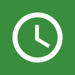 clock android application logo